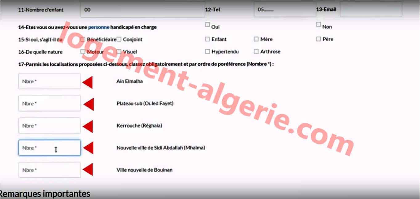 Choix des sites AADL logement-algerie