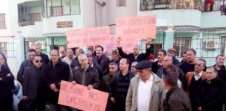 Constantine Protestation des demandeurs de logement