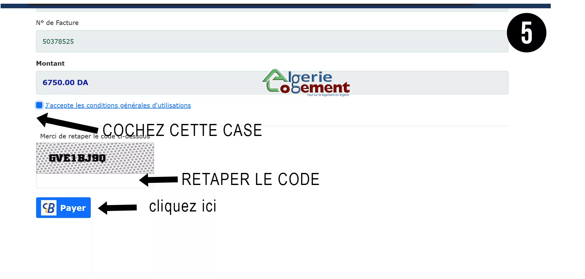 AADL gestimmo paiement en ligne etape