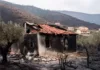 Incendies de l’été : où en est l’indemnisation des habitations sinistrées Maison endommagée par les incendies dans un village de montagne en Kabylie
