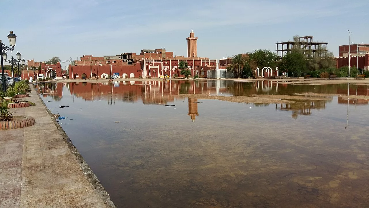 Vue de la ville d'Adrar, wilaya d'Adrar (Algérie)