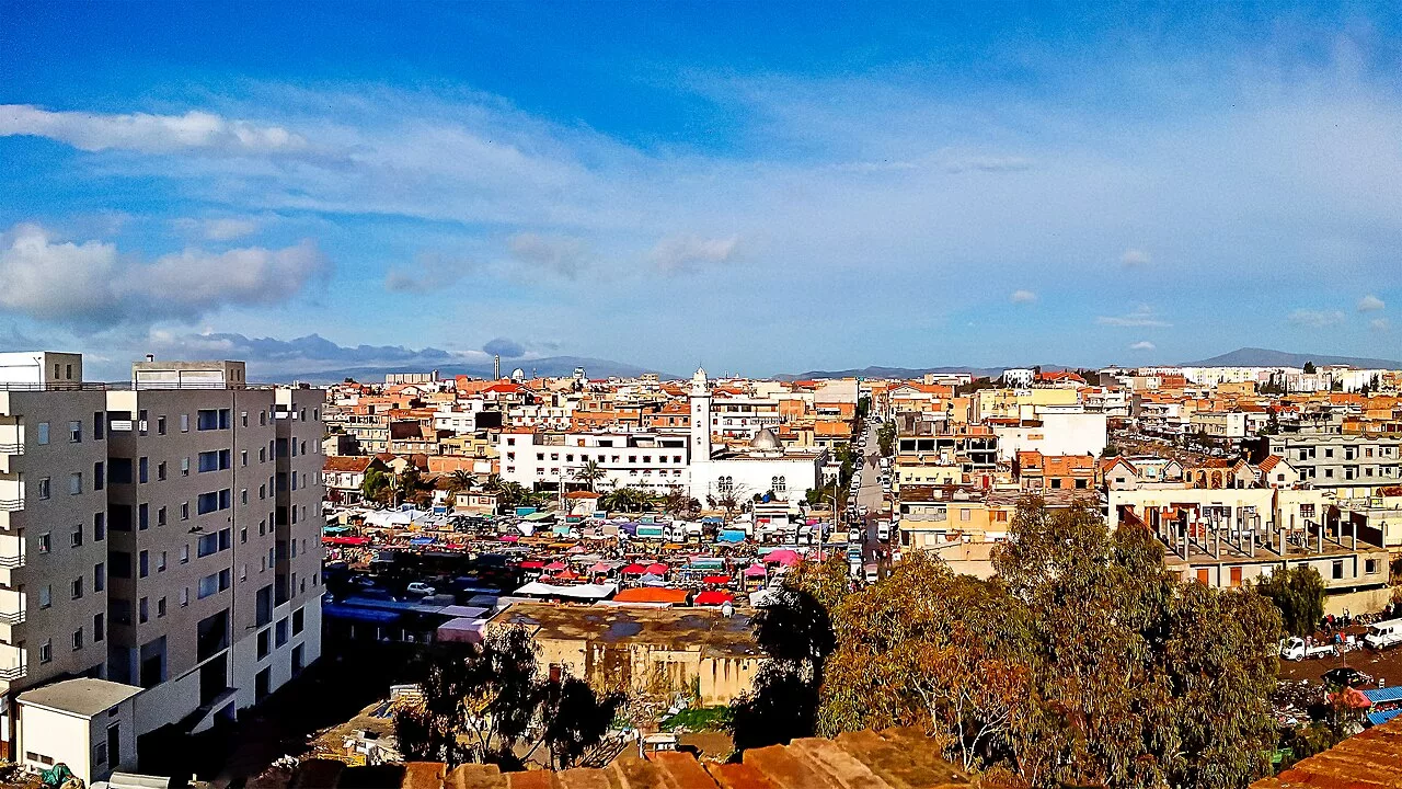 Vue de la ville de Bordj Bou Arreridj, wilaya de Bordj Bou Arreridj (Algérie)