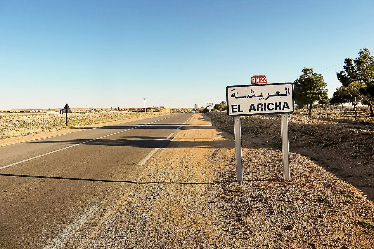 Vue de la ville d'El Aricha, wilaya d'El Aricha (Algérie)