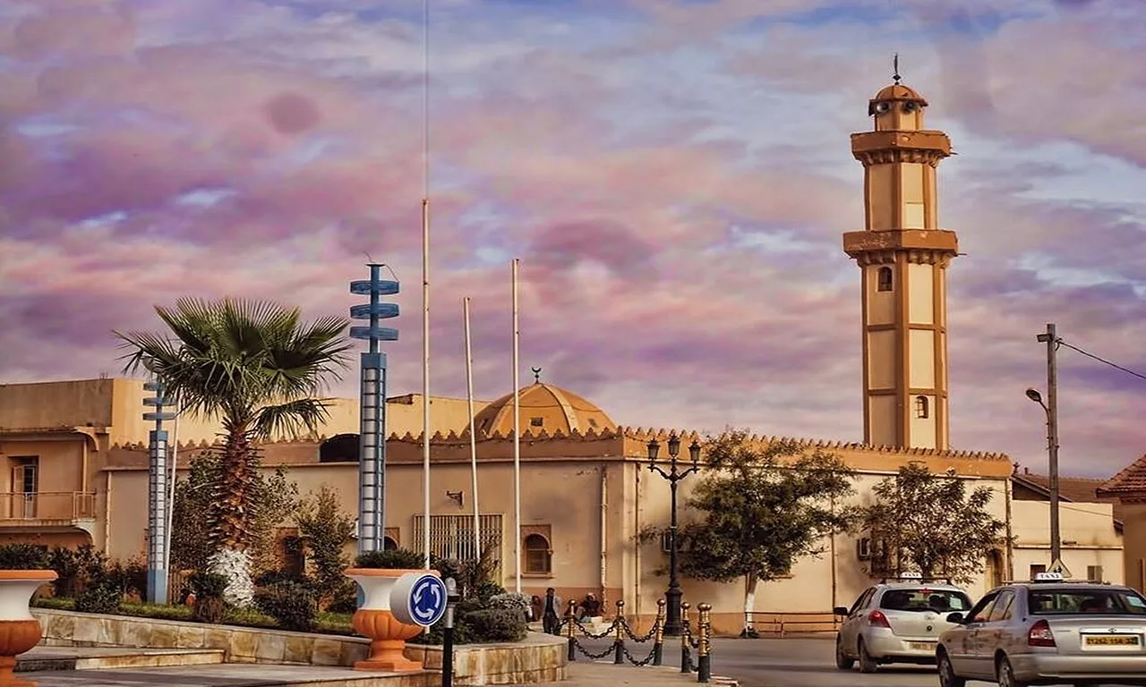 La mosquée El Nour à El Bayadh, wilaya d'El Bayadh (Algérie)