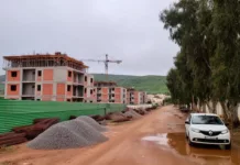 Annaba : les 550 logements LPA d’El Kalitoussa à Berrahal doivent accélérer Chantier de logements LPA à Berrahal, Annaba