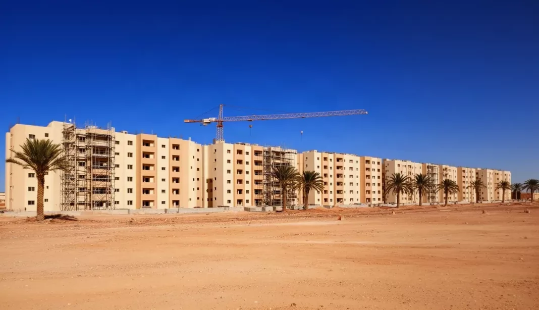 Chantier de logements sociaux à Hassi Messaoud
