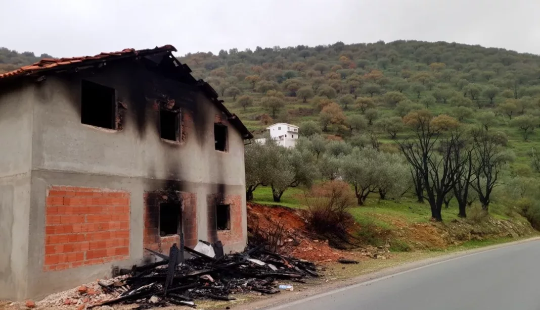 Reconstruction des logements incendiés à Jijel Maison endommagée par les incendies dans la wilaya de Jijel