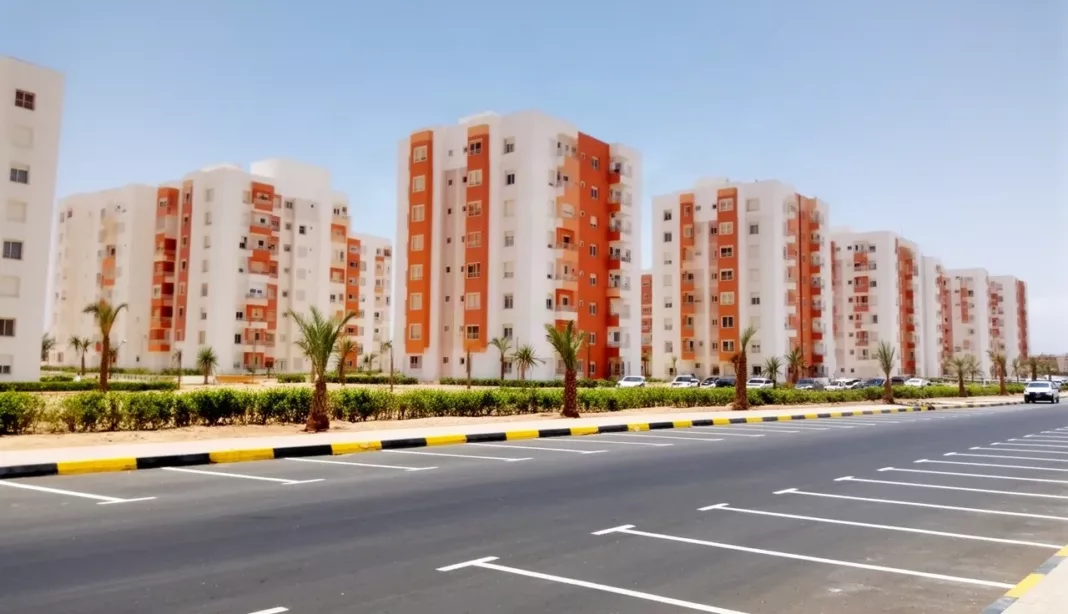 Cité de logements publics locatifs neufs en Algérie