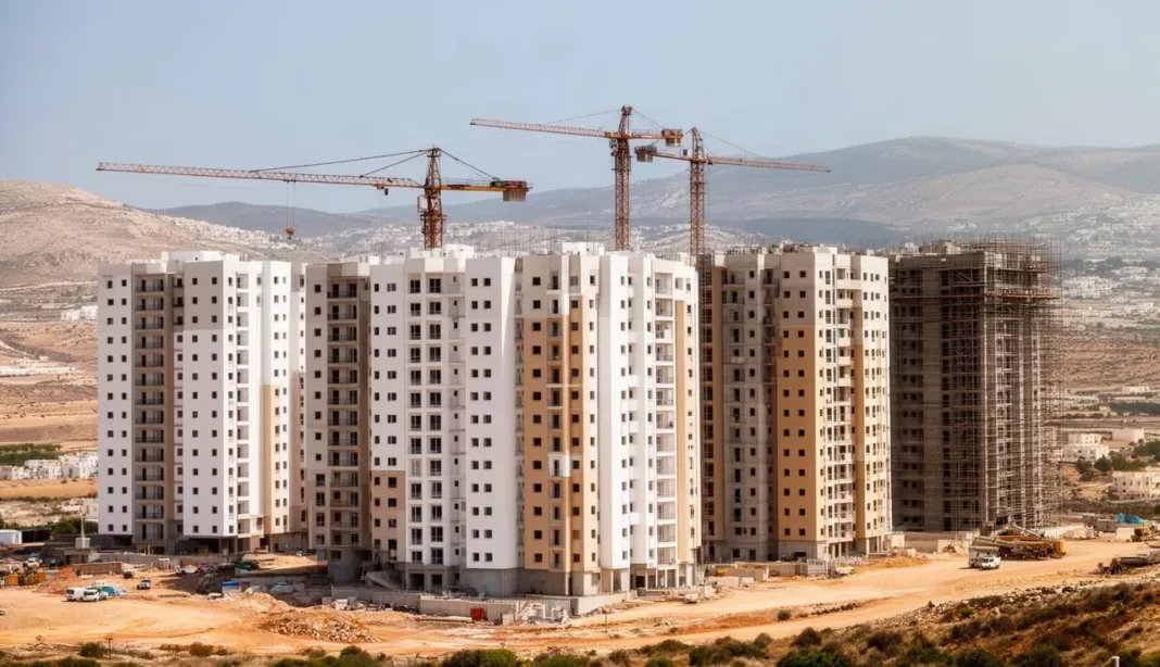 Chantier de logements LPA à Alger