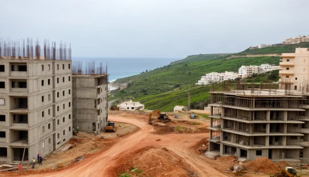 LPA Skikda Chantier de logements LPA à Skikda