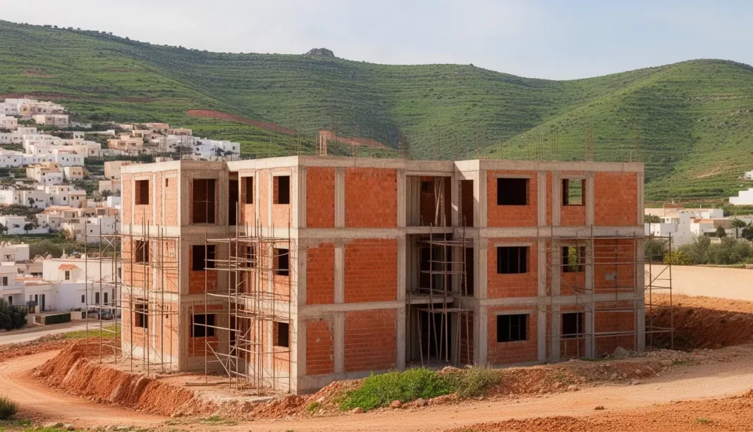 Chantier de logements sociaux LPL à Médéa