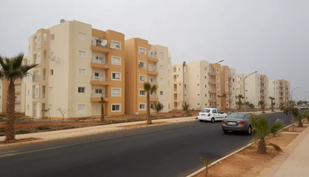 Logements à Oran Cité de logements neufs à Oran avant distribution