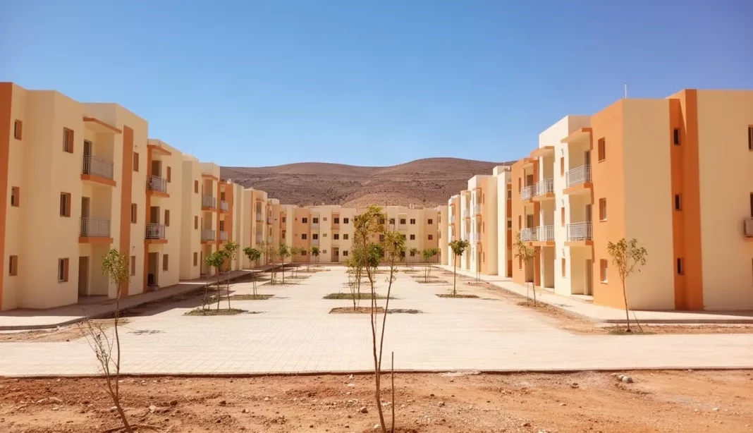 Cité de logements sociaux neufs à Saïda