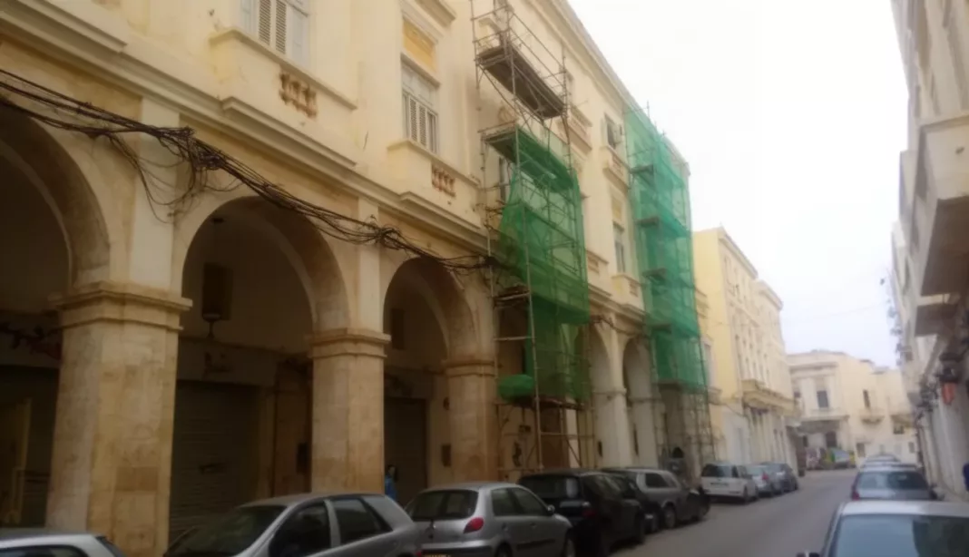 Réhabilitation des immeubles de la rue des Arcades à Skikda